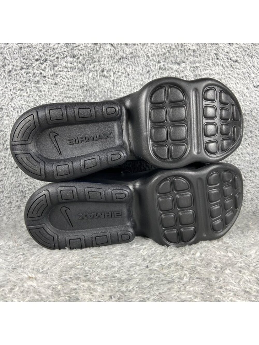 Nike Air Max Halo Sandals Size 10 Women Black IO1959-012 - Picture 7 of 9